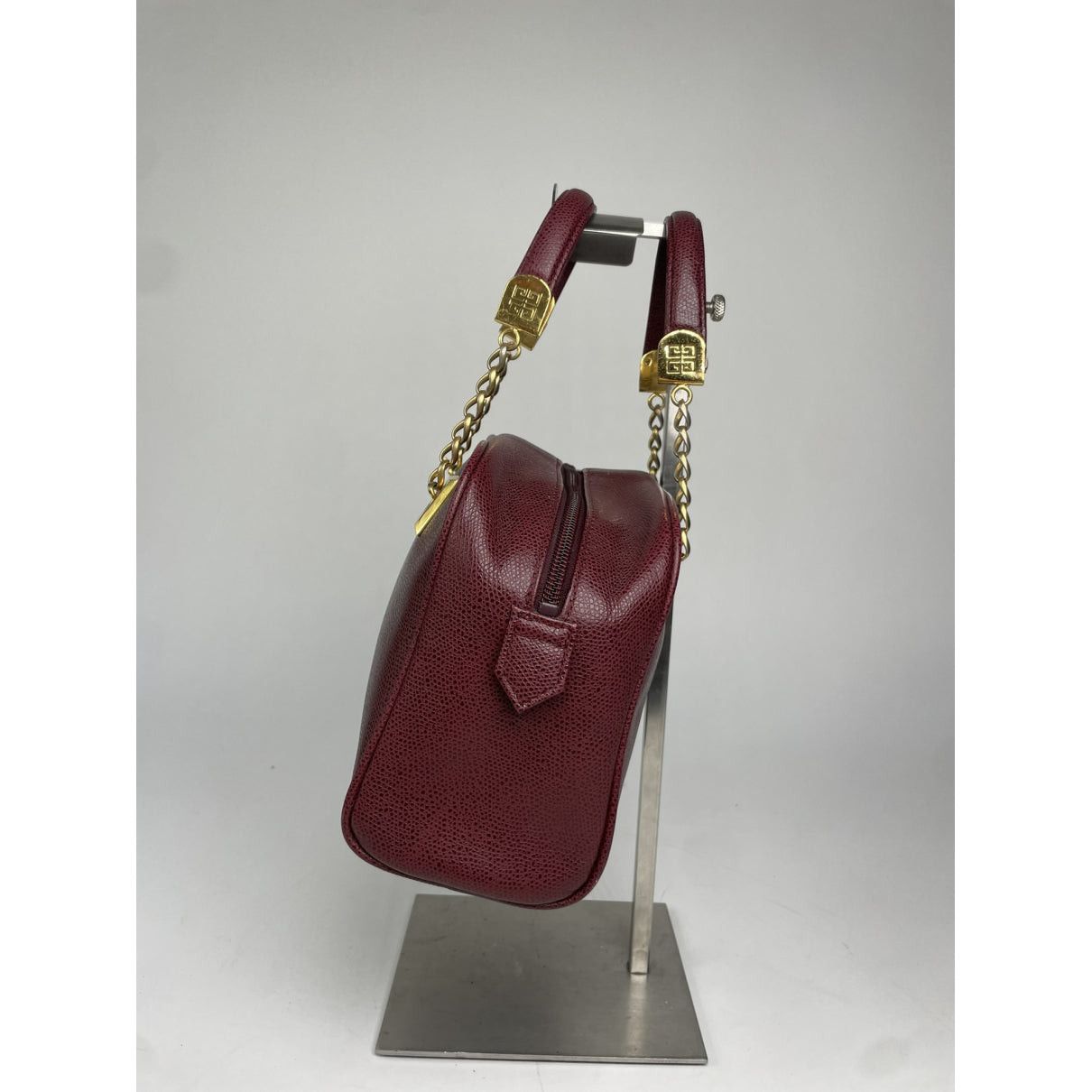 Givenchy Kenny Purple Leather Handbag Size ONE SIZE - 3 Thumbnail