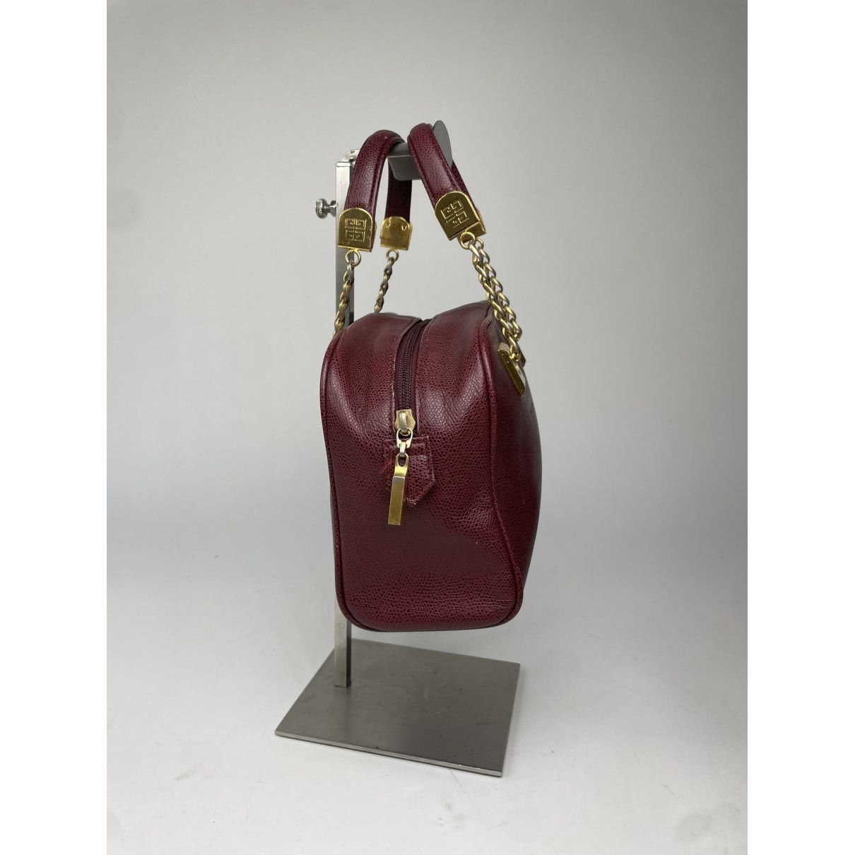 Givenchy Kenny Purple Leather Handbag Size ONE SIZE - 5 Thumbnail