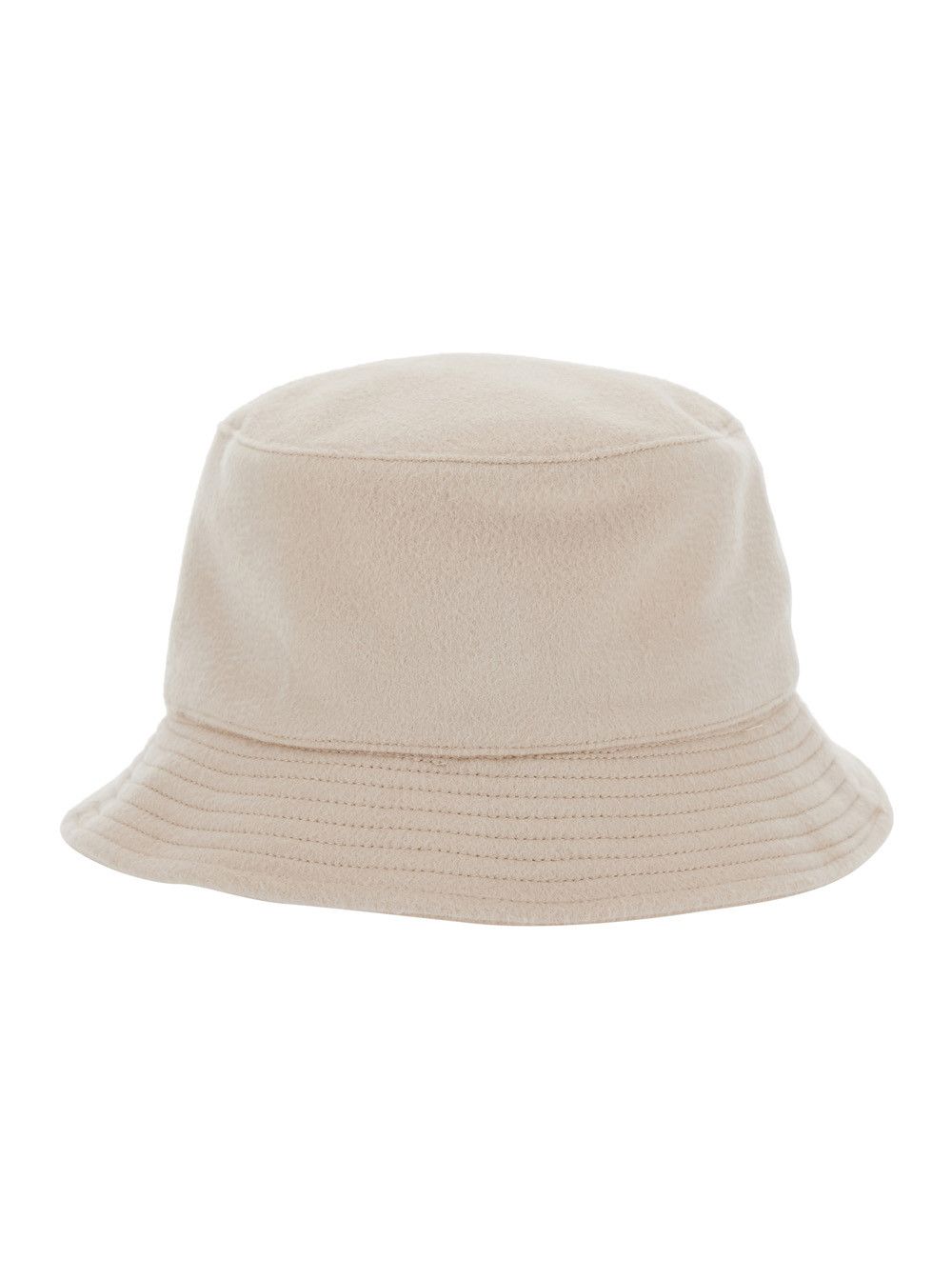 Jacquemus 'Le Bob Cachemiro' Beige Bucket Hat with Logo Lettering Embroidery on the Front and Ribbed Brim in Wool Man Size ONE SIZE - 3 Thumbnail