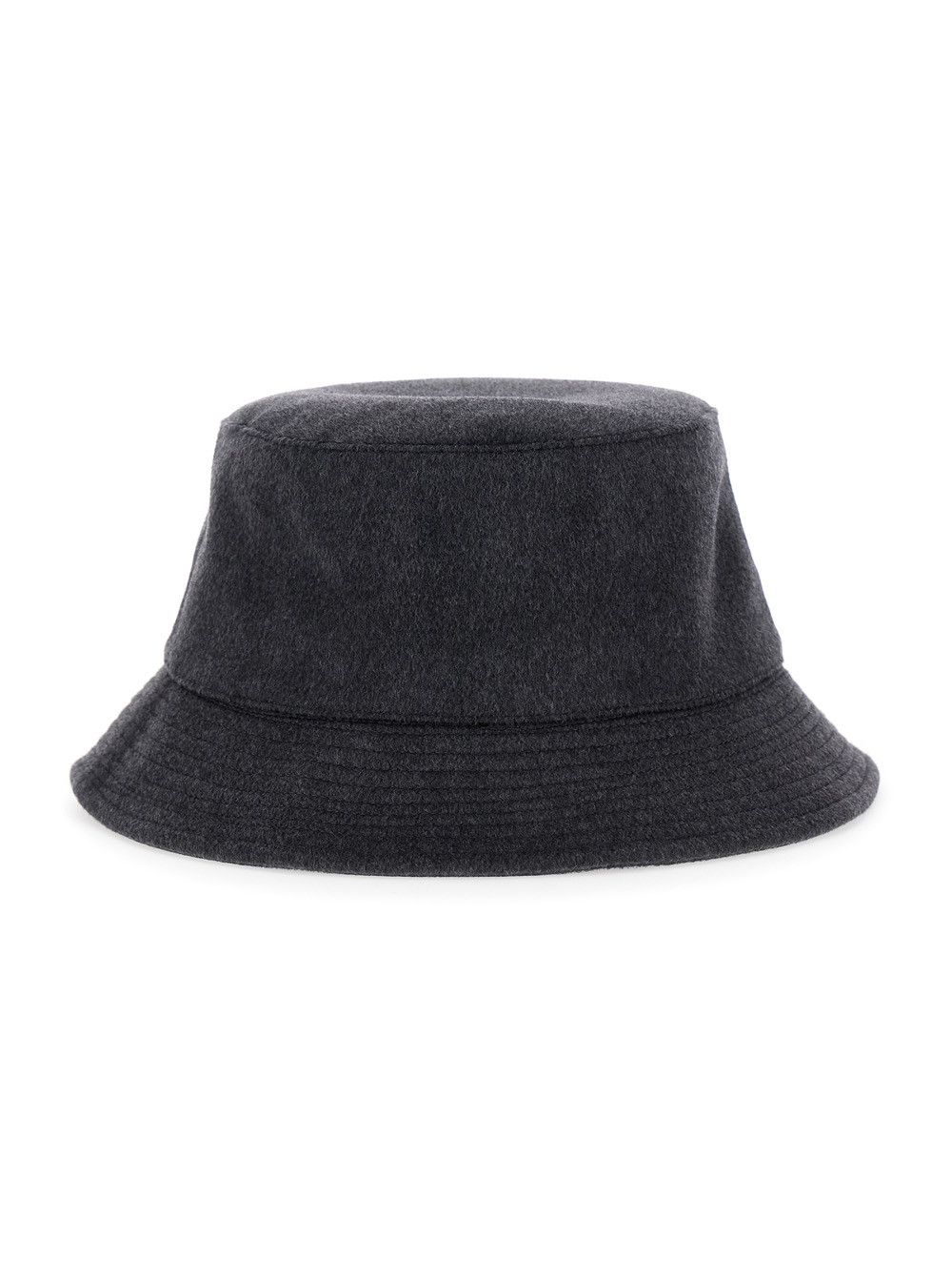 Jacquemus 'Le Bob Cachemiro' Grey Bucket Hat with Logo Lettering Embroidery on the Front and Ribbed Brim in Wool Man Size ONE SIZE - 2 Thumbnail