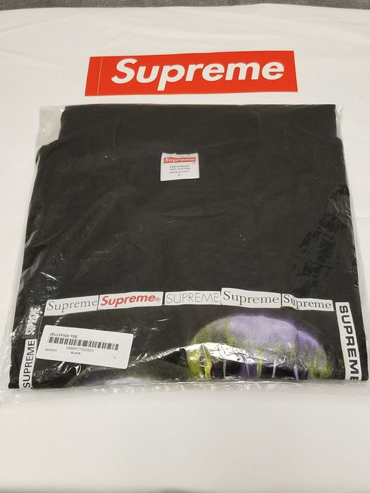 Supreme Supreme Jellyfish Tee Size L Large Graphic Black T Shirt