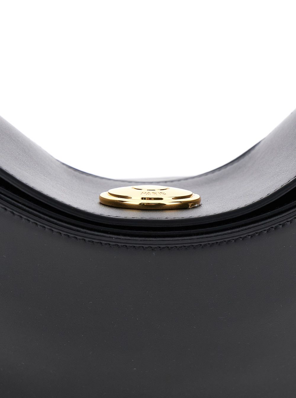 Jacquemus Black 'Le Calisso Rond Large' Shoulder Bag with Adjustable Strap and Embossed Logo in Leather for Women Size ONE SIZE - 5 Thumbnail