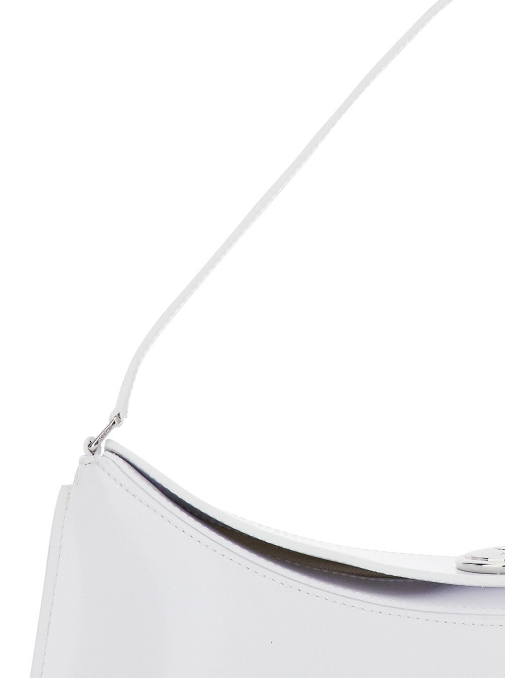 Jacquemus 'Le Calisso' White Shoulder Bag with Engraved Snap Button in Leather Woman Size ONE SIZE - 5 Thumbnail