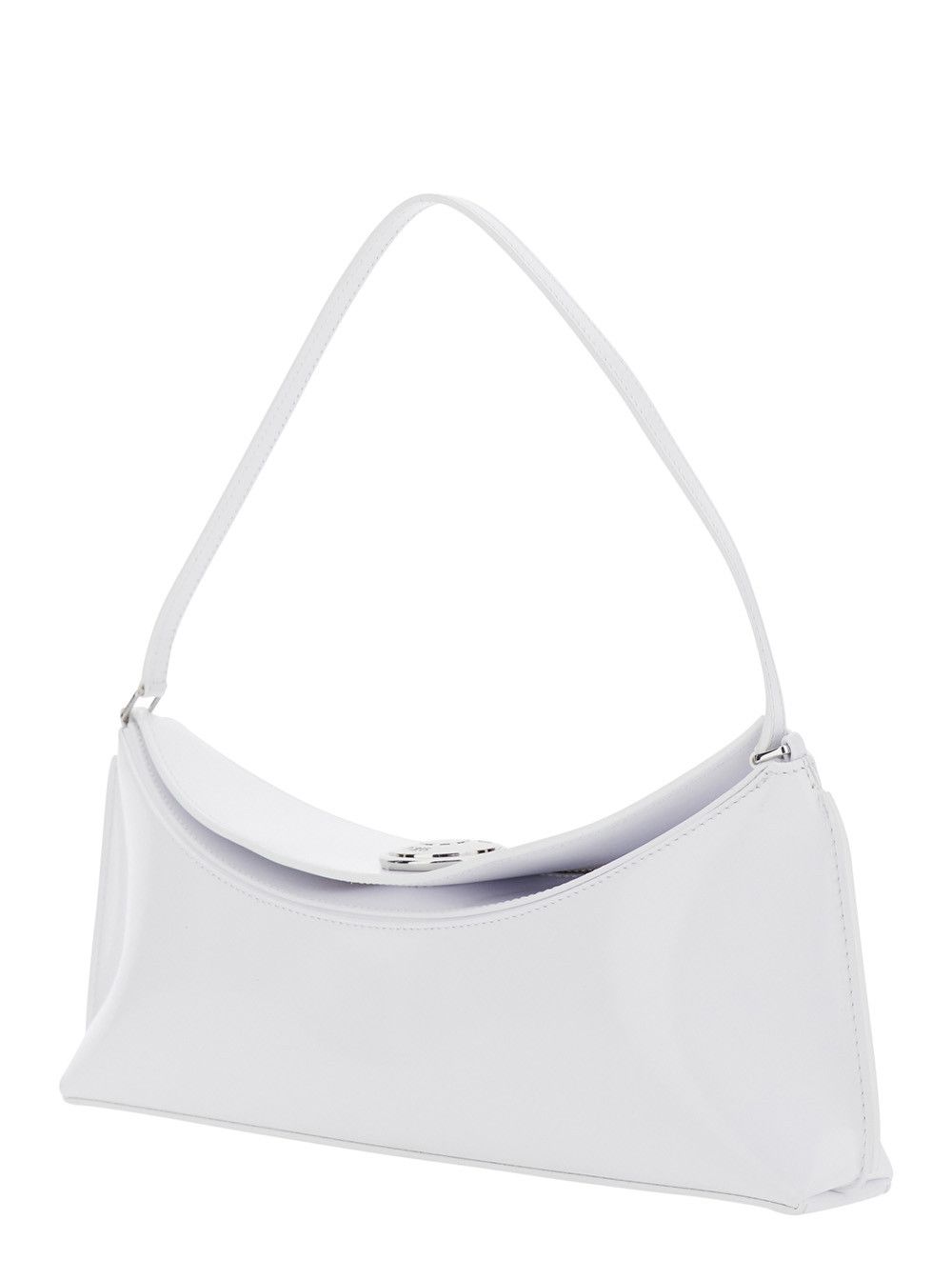 Jacquemus 'Le Calisso' White Shoulder Bag with Engraved Snap Button in Leather Woman Size ONE SIZE - 2 Thumbnail