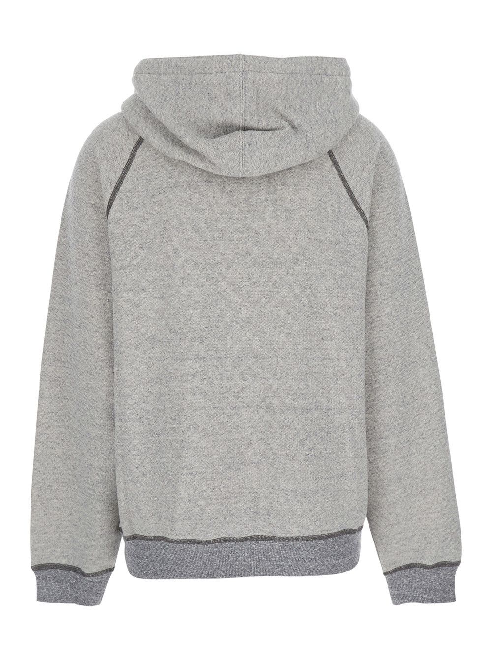 Chloe Grey Sweatshirt with Front Logo Lettering in Cotton Blend Woman Size S / US 4 / IT 40 - 2 Thumbnail