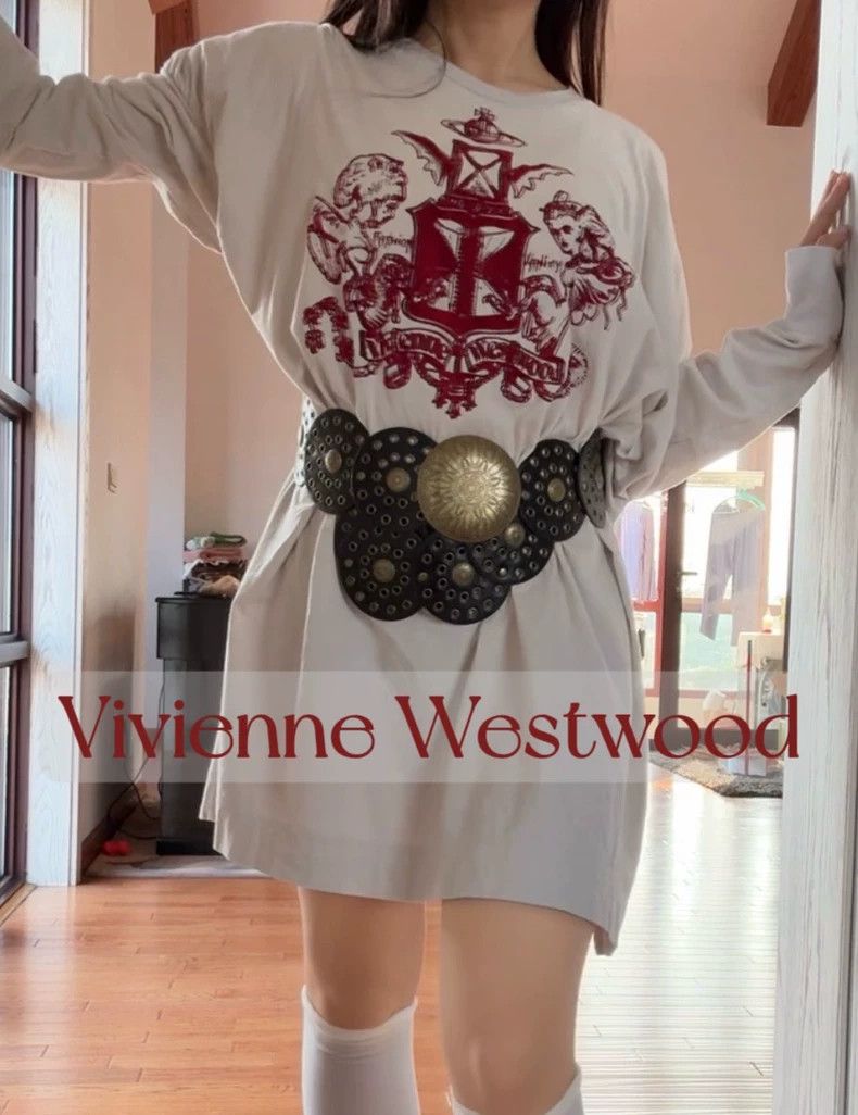 Vivienne Westwood Vivienne Westwood Saturn Angel Print Dress - dmc Size US 30 / EU 46 - 4 Thumbnail