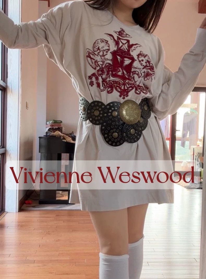 Vivienne Westwood Vivienne Westwood Saturn Angel Print Dress - dmc Size US 30 / EU 46 - 5 Thumbnail