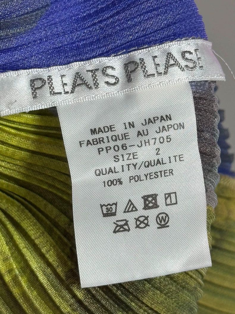 Issey Miyake Issey Miyake Pleated Color Block Dress JH705 - dmc Size US 30 / EU 46 - 3 Thumbnail