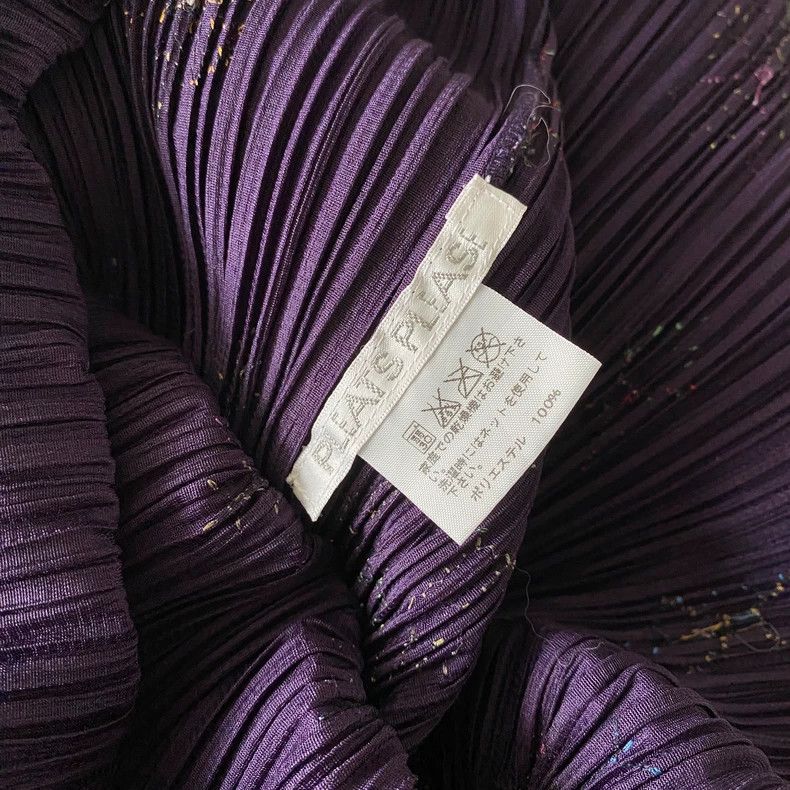 Issey Miyake Issey Miyake Vintage Purple Pleated Dress - dmc Size US 30 / EU 46 - 8 Thumbnail