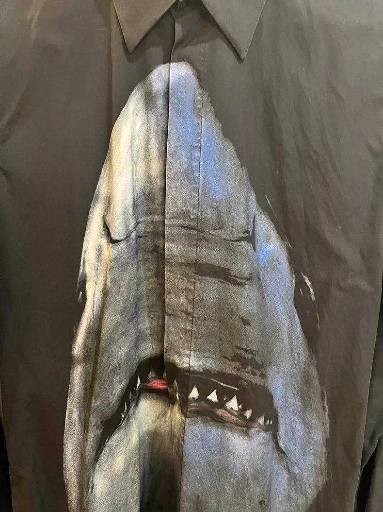 Givenchy Shark Print Long Sleeve Shirt dmc