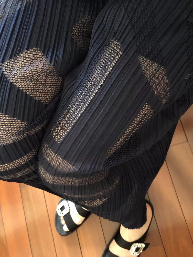 Issey Miyake Issey Miyake Pleats Please Navy Pants - dmc Size US 30 / EU 46 - 3 Thumbnail