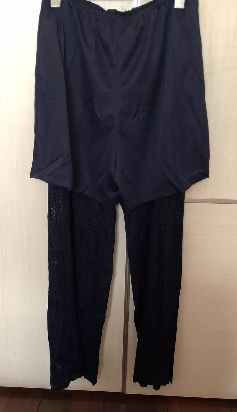 Issey Miyake Issey Miyake Pleats Please Navy Pants - dmc Size US 30 / EU 46 - 7 Thumbnail