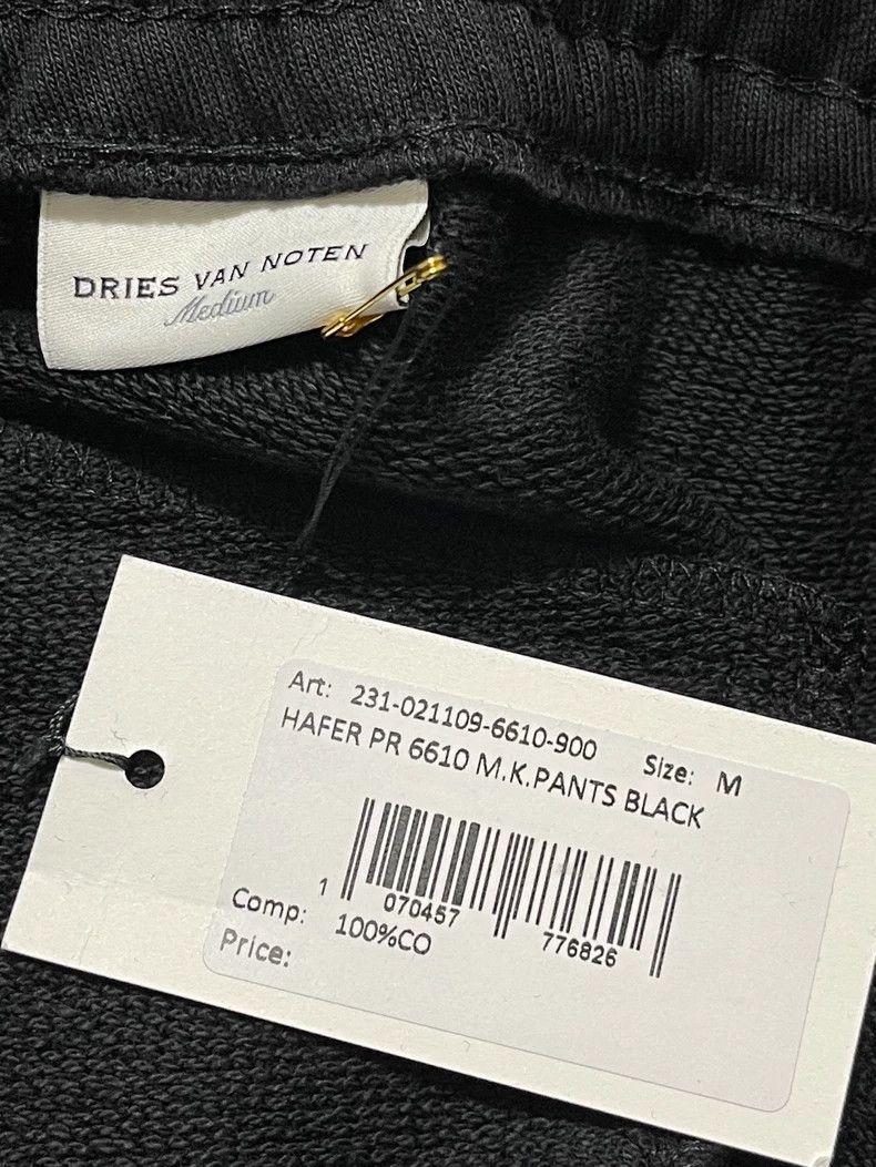 Dries Van Noten Dries Van Noten Black Sweatpants - dmc Size US 32 / EU 48 - 7 Thumbnail