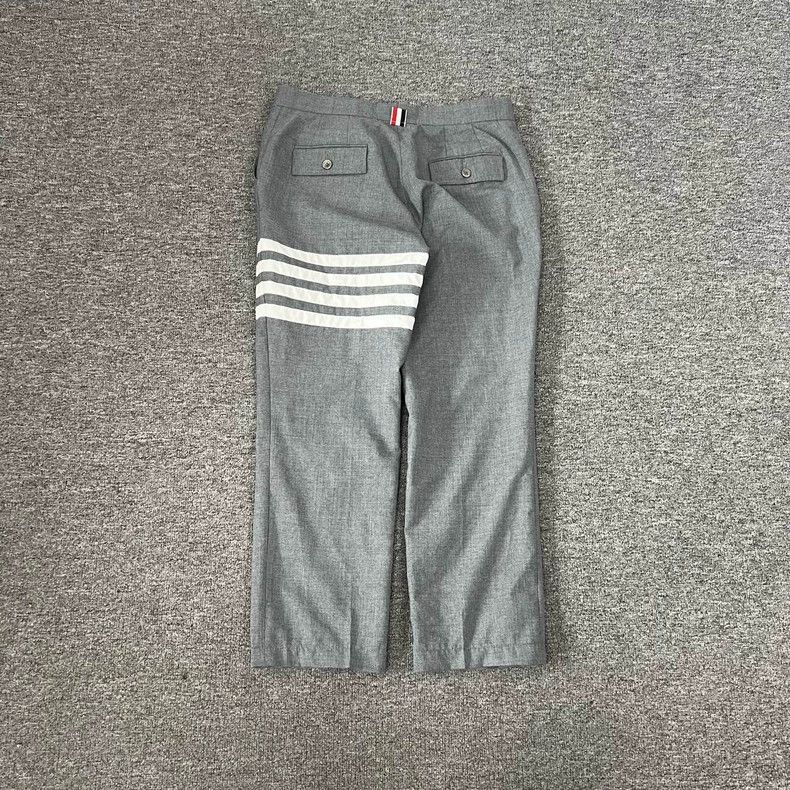 Thom Browne Thom Browne TB Four-Stripe Classic Trousers - dmc Size US 30 / EU 46 - 2 Thumbnail