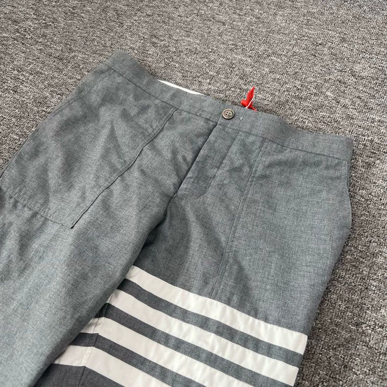 Thom Browne Thom Browne TB Four-Stripe Classic Trousers - dmc Size US 30 / EU 46 - 3 Thumbnail