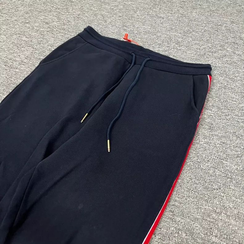 Thom Browne Thom Browne Side Stripe Sweatpants - dmc Size US 28 / EU 44 - 4 Thumbnail