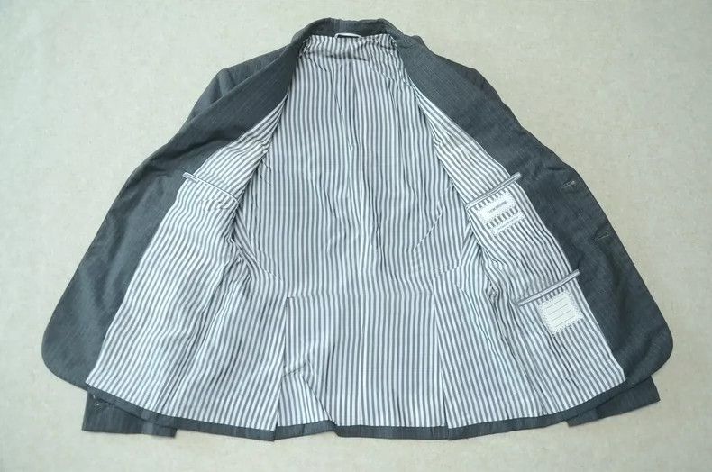 Thom Browne Thom Browne Gray Wool Shorts - dmc Size US 34 / EU 50 - 3 Thumbnail