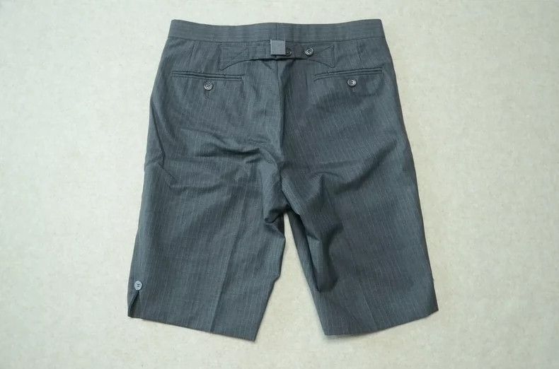 Thom Browne Thom Browne Gray Wool Shorts - dmc Size US 34 / EU 50 - 7 Thumbnail