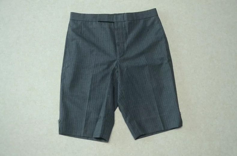 Thom Browne Thom Browne Gray Wool Shorts - dmc Size US 34 / EU 50 - 5 Thumbnail