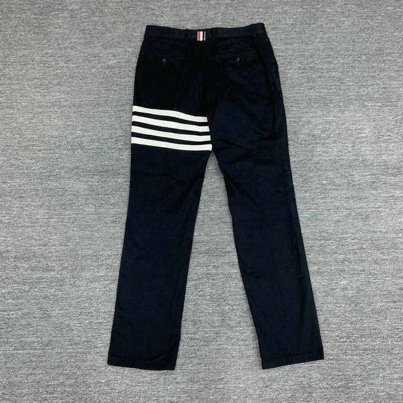 Thom Browne Thom Browne TB Four-Stripe Trousers - dmc Size US 28 / EU 44 - 2 Thumbnail