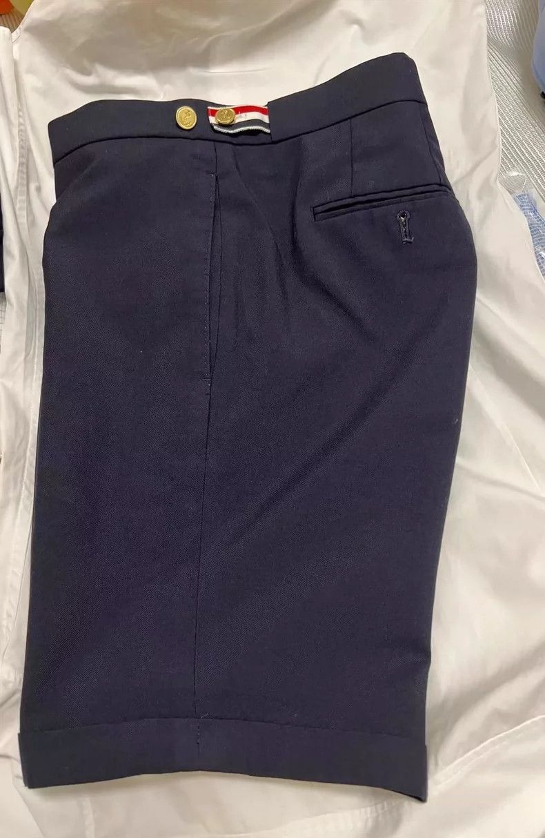 Thom Browne Thom Browne Navy Casual Shorts - dmc Size US 30 / EU 46 - 3 Thumbnail
