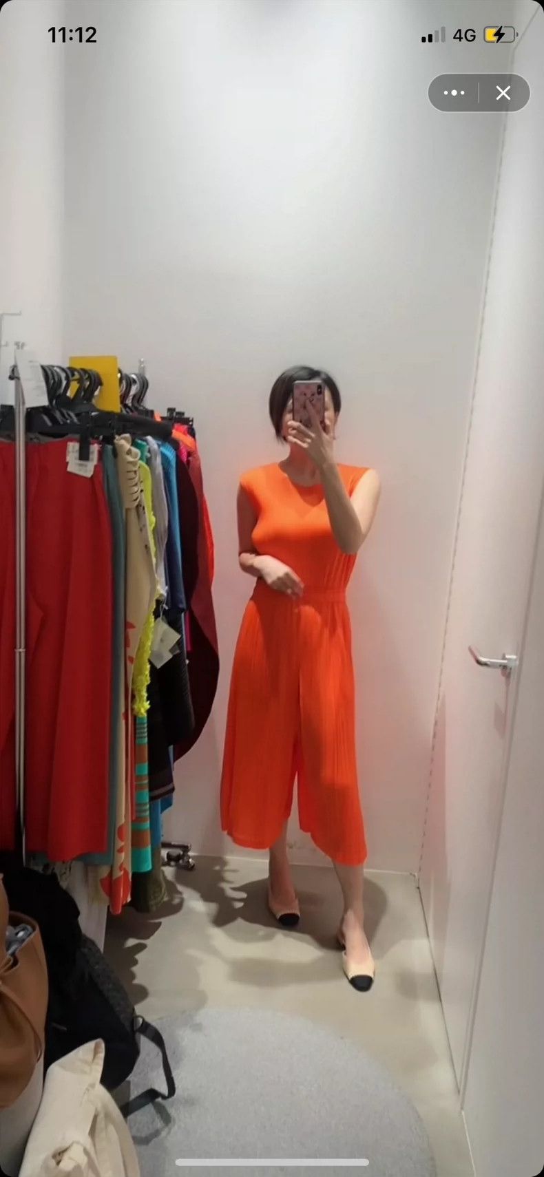 Issey Miyake Issey Miyake PP Pleated Jumpsuit Orange - dmc Size US 30 / EU 46 - 6 Thumbnail