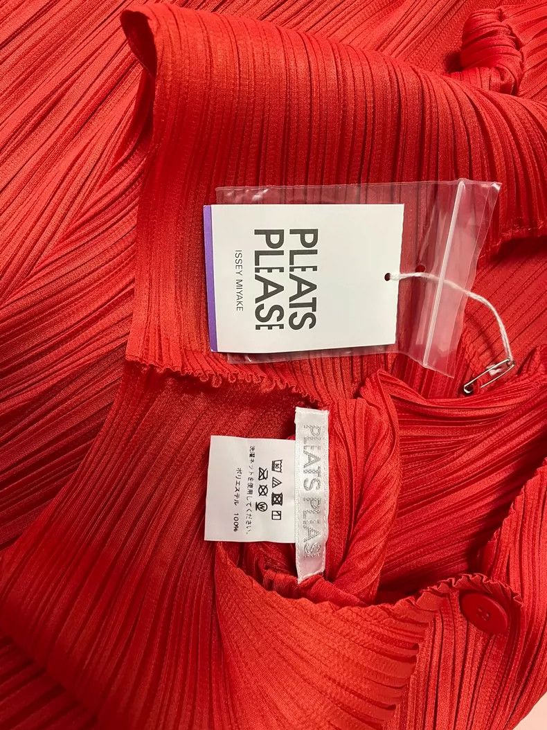Issey Miyake Issey Miyake PP Red Sleeveless Jumpsuit - dmc Size US 30 / EU 46 - 5 Thumbnail