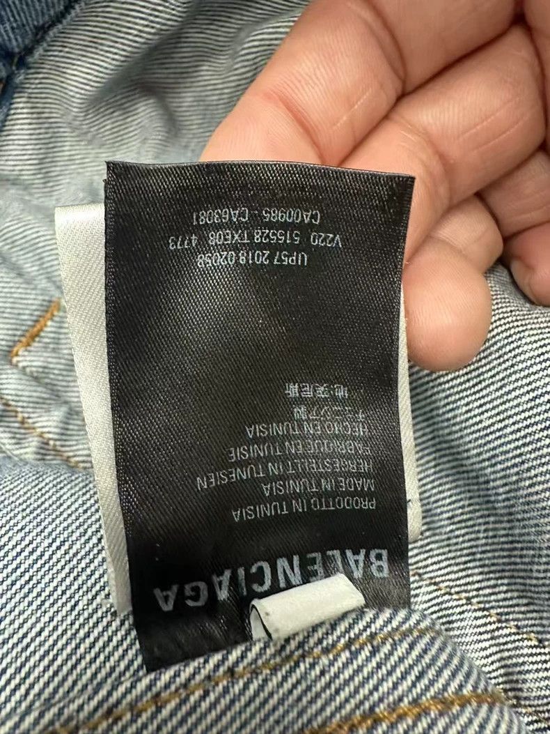 Balenciaga Balenciaga Double B Embroidered Denim Jacket - dmc Size US M / EU 48-50 / 2 - 4 Thumbnail