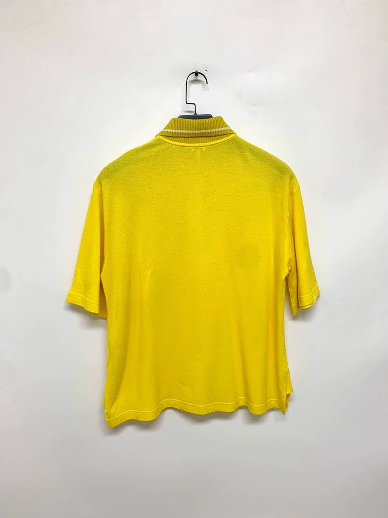Loewe LOEWE Logo Print Yellow Short Sleeve Polo - dmc Size US S / EU 44-46 / 1 - 2 Thumbnail