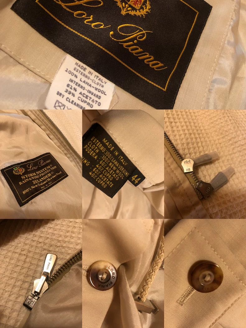 Loro Piana Loro Piana Wool Rain Protection Coat - dmc Size US L / EU 52-54 / 3 - 5 Thumbnail