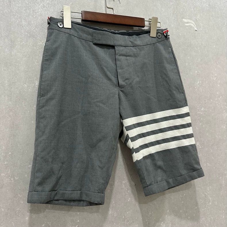 Thom Browne Thom Browne Wool Striped Shorts - dmc Size US 28 / EU 44 - 3 Thumbnail
