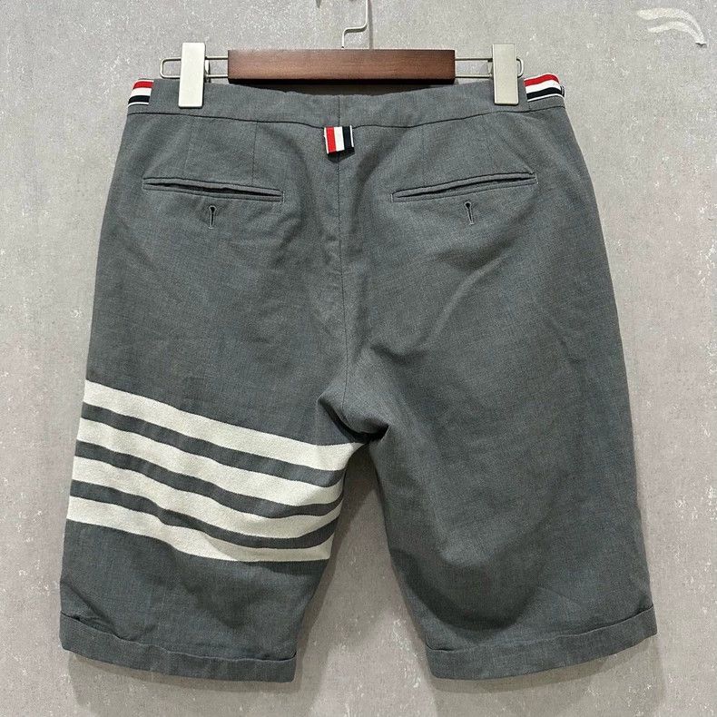 Thom Browne Thom Browne Wool Striped Shorts - dmc Size US 28 / EU 44 - 2 Thumbnail