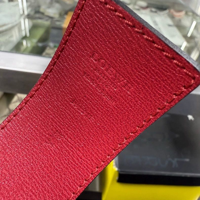 Loewe LOEWE Leather Belt with Gold Buckle - dmc Size ONE SIZE - 2 Thumbnail