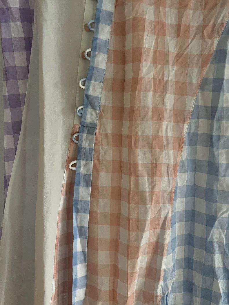 Loewe Loewe Checkered Short-Sleeve Dress - dmc Size US S / EU 44-46 / 1 - 2 Thumbnail