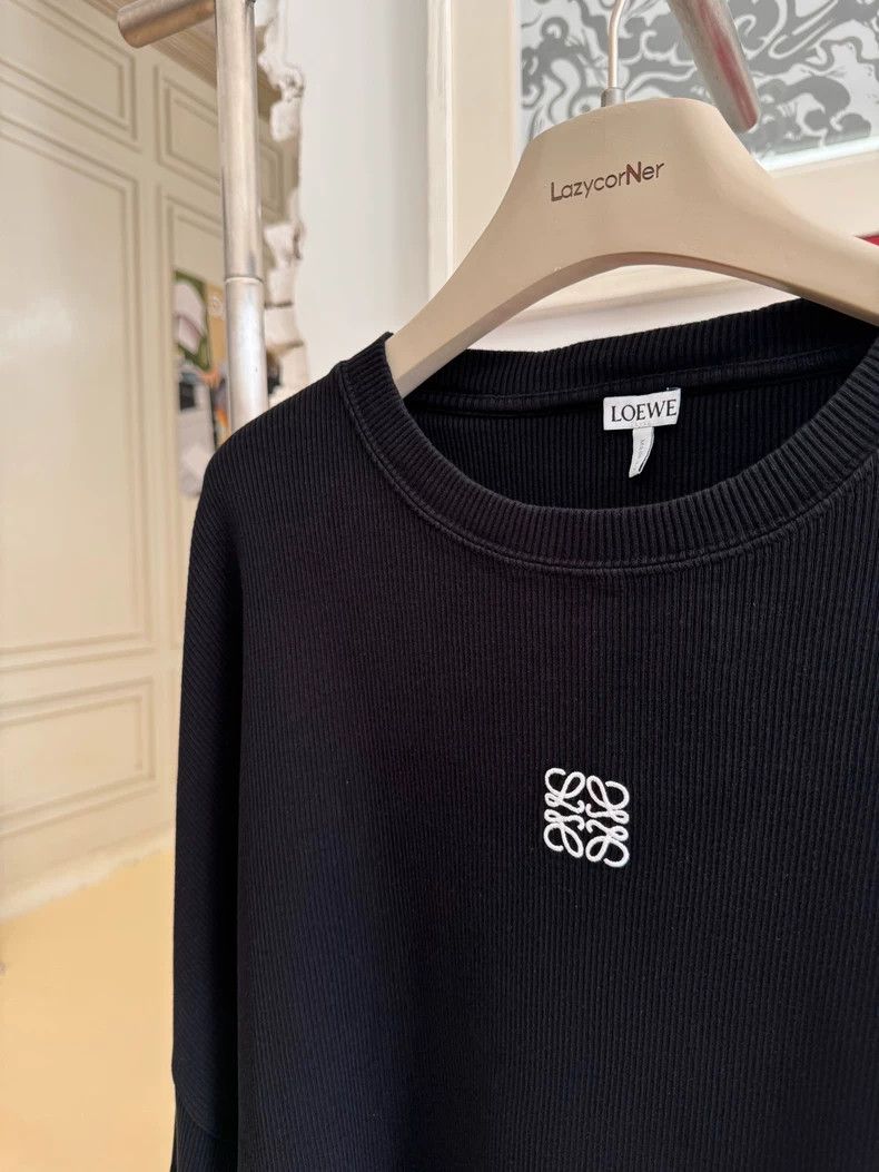 Loewe LOEWE Embroidered Logo Long Sleeve Shirt - dmc Size US M / EU 48-50 / 2 - 2 Thumbnail