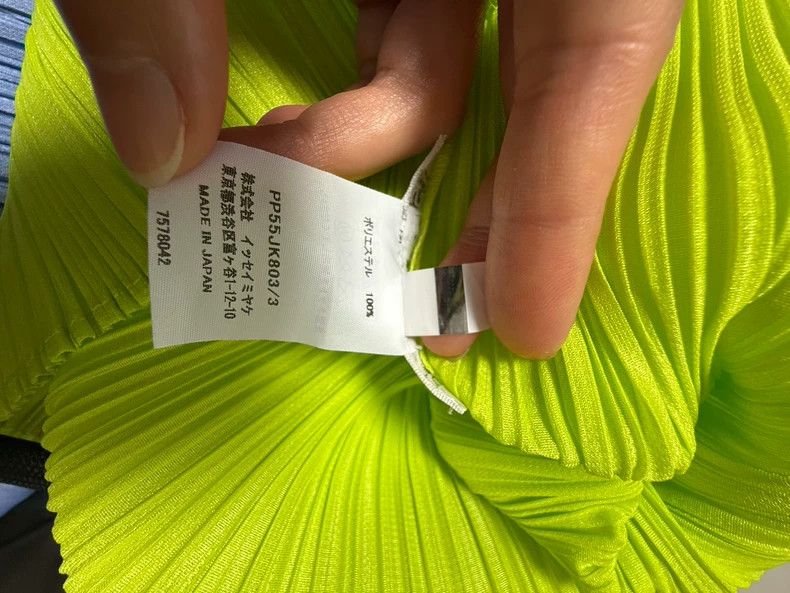 Issey Miyake Issey Miyake Pleated Green Top - dmc Size US M / EU 48-50 / 2 - 4 Thumbnail