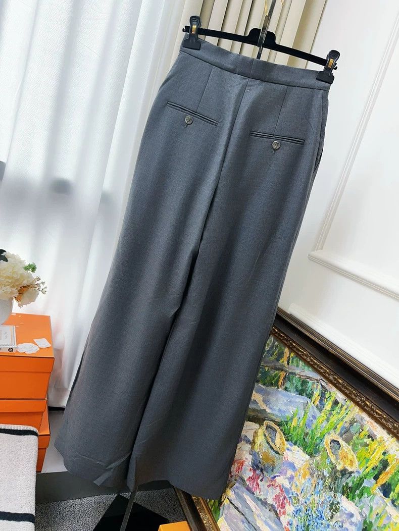Chanel Chanel 22C Wide-Leg Tailored Trousers - dmc Size US 30 / EU 46 - 2 Thumbnail