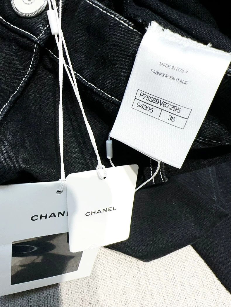 Chanel Chanel 23B Black Denim Flare Jeans - dmc Size US 30 / EU 46 - 6 Thumbnail