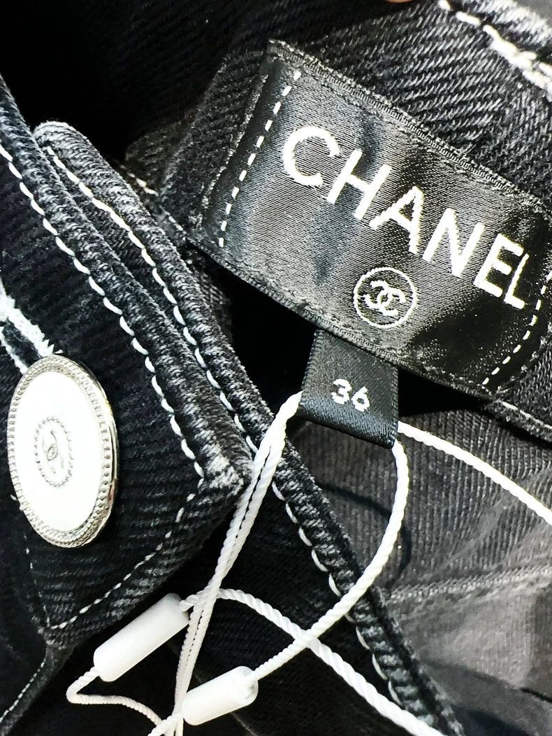 Chanel Chanel 23B Black Denim Flare Jeans - dmc Size US 30 / EU 46 - 5 Thumbnail