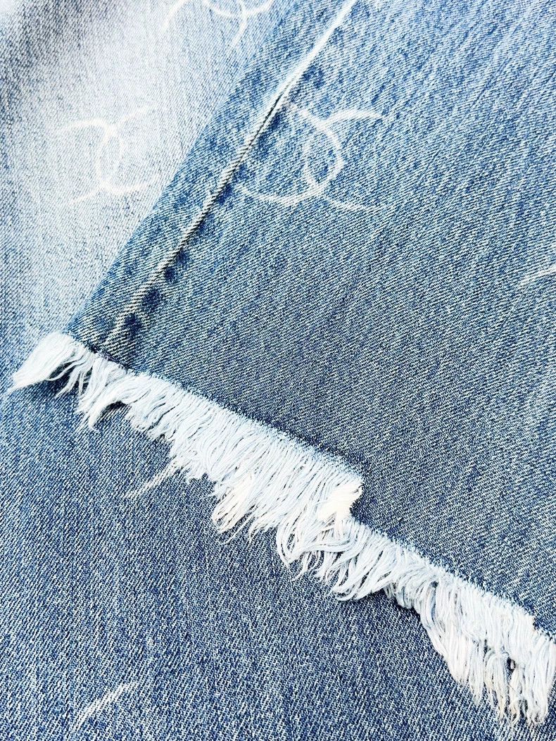 Chanel Chanel Blue Logo Straight Denim Jeans - dmc Size US 30 / EU 46 - 6 Thumbnail
