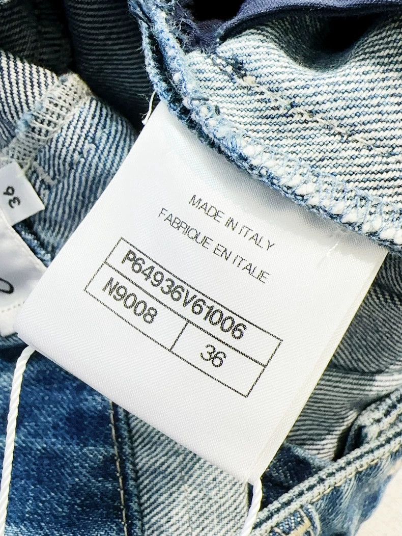 Chanel Chanel Blue Logo Straight Denim Jeans - dmc Size US 30 / EU 46 - 7 Thumbnail