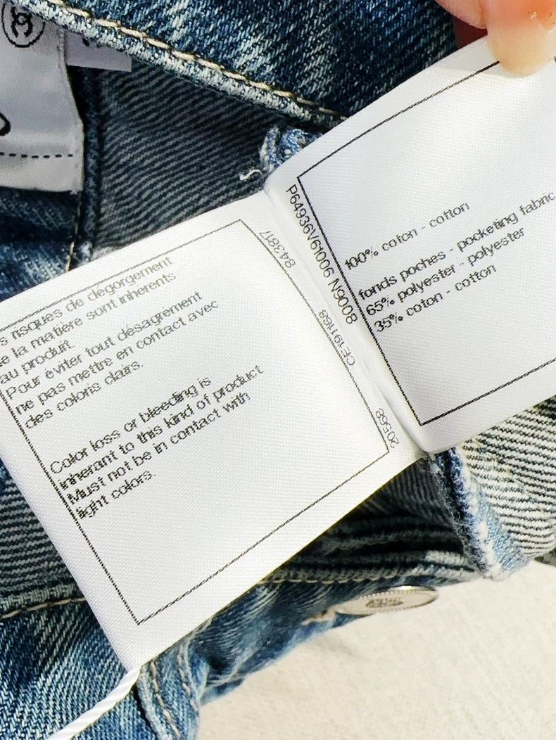Chanel Chanel Blue Logo Straight Denim Jeans - dmc Size US 30 / EU 46 - 8 Thumbnail
