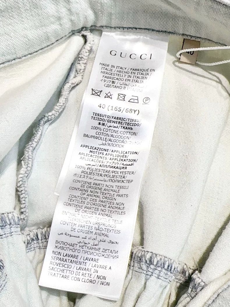 Gucci Gucci Tiger Embroidery Denim Long Skirt - dmc Size US 32 / EU 48 - 6 Thumbnail