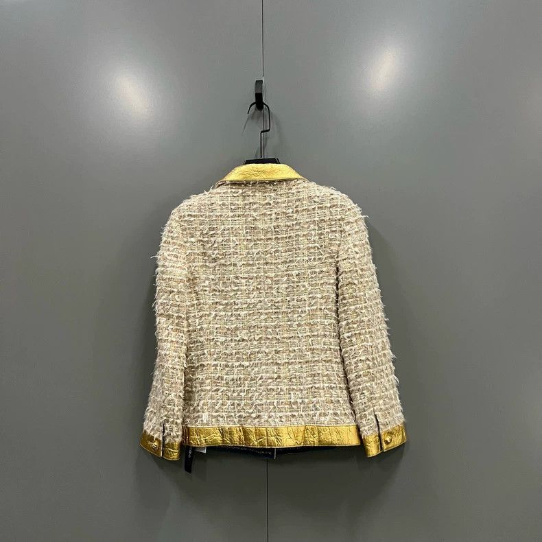 Chanel CHANEL Egyptian Series Gold Beetle Coat - dmc Size US S / EU 44-46 / 1 - 2 Thumbnail