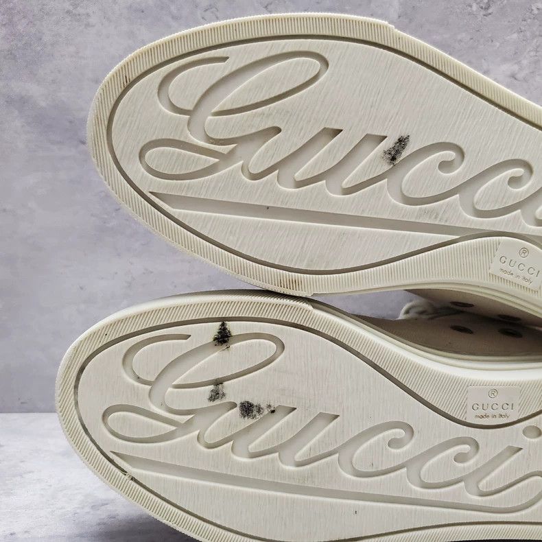 Gucci Gucci Monogram High-Top Canvas Sneakers - dmc Size US 5 / EU 37 - 8 Thumbnail