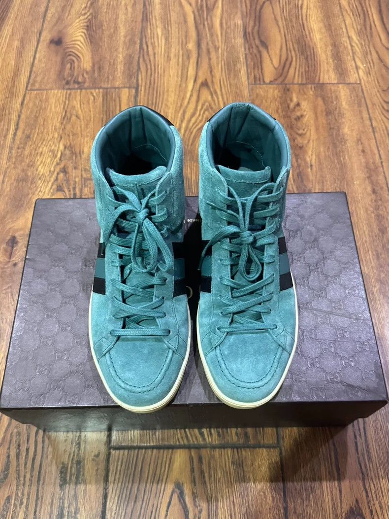 Gucci Gucci Men's High-Top Sneakers - dmc Size US 9 / EU 42 - 2 Thumbnail