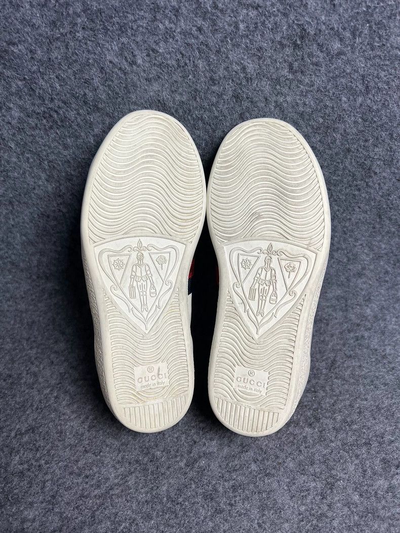 Gucci Gucci White Casual Sneakers with Stripes - dmc Size US 5 / EU 37 - 7 Thumbnail