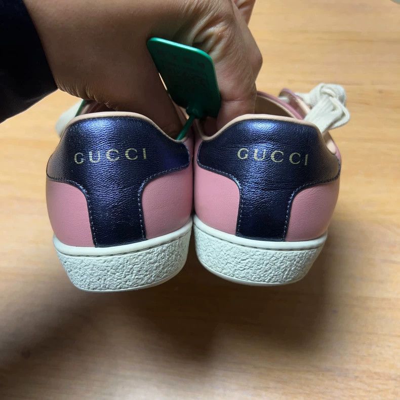 Gucci Gucci Ace Embroidered Low-Top Sneakers - dmc Size US 5 / EU 37 - 3 Thumbnail
