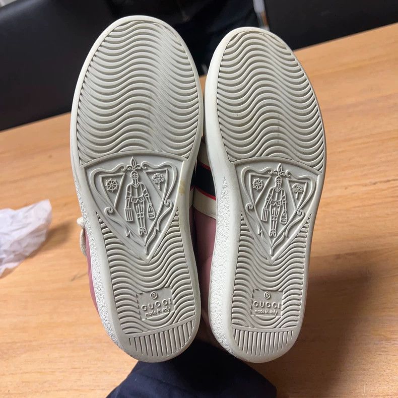 Gucci Gucci Ace Embroidered Low-Top Sneakers - dmc Size US 5 / EU 37 - 4 Thumbnail