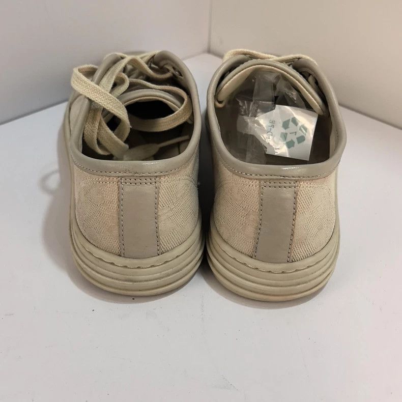 Gucci Gucci Canvas Sneakers with Logo Pattern - dmc Size US 5 / EU 37 - 3 Thumbnail